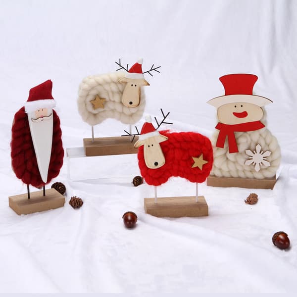 DIY Filt juletre veggdekorasjon