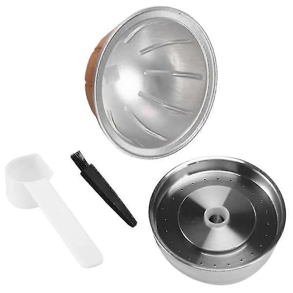 Kompatibel med Vertuo Next Rustfrit Stål Kapsel Vertuoline Genopfyldeligt Kaffefilter, a