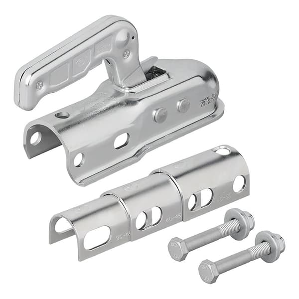 Kulekobling stål rund 35-50mm 1300kg med brems