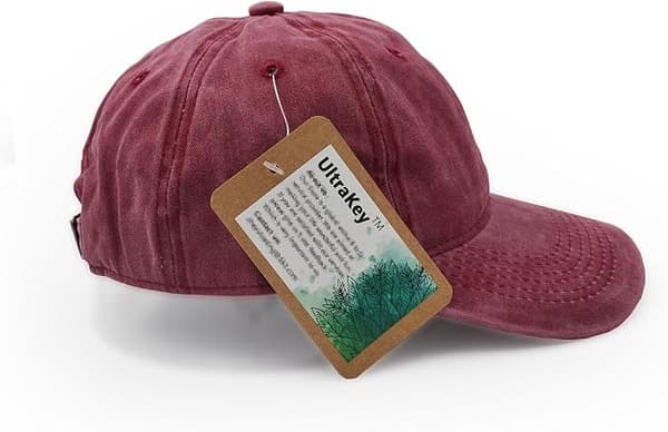 Justerbar baseballcaps i bomull for utendørsbruk