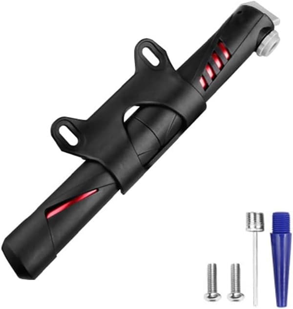 Mini cykelpump Bärbar cykelpumpar Cykeltillbehör Lätt Röd Red