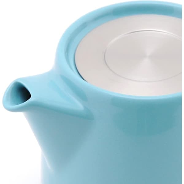 Tekanna med SLS-lock och sil, 53 cl, turkos