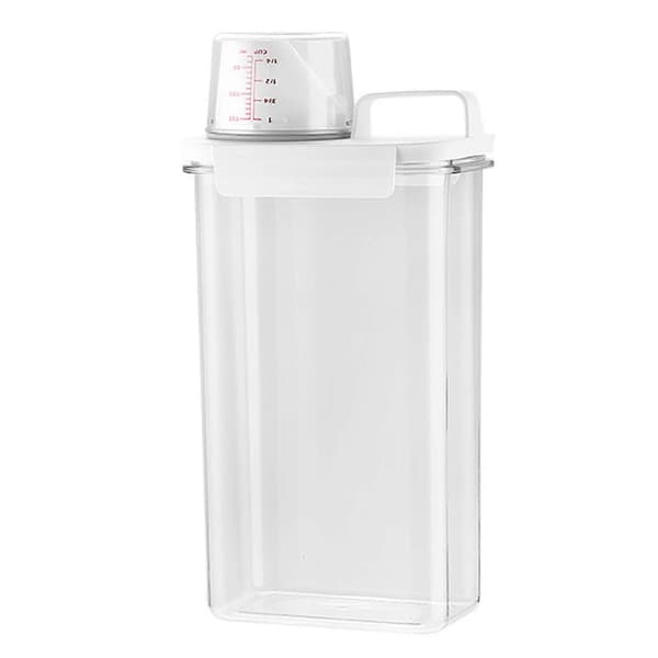 Airtight Storage Box for Laundry Detergent Powder with Lid and Handle, Multifunctional