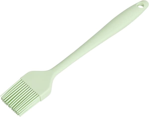 Bagepensel - Køkkenbørste - Grillbørste - Smører - Silikone - Grøn - 26 cm