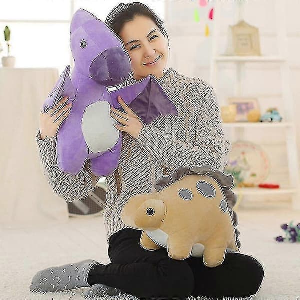 30/50 cm sødt plysdyr dinosaur til børn, blød tøjdyrsdukke