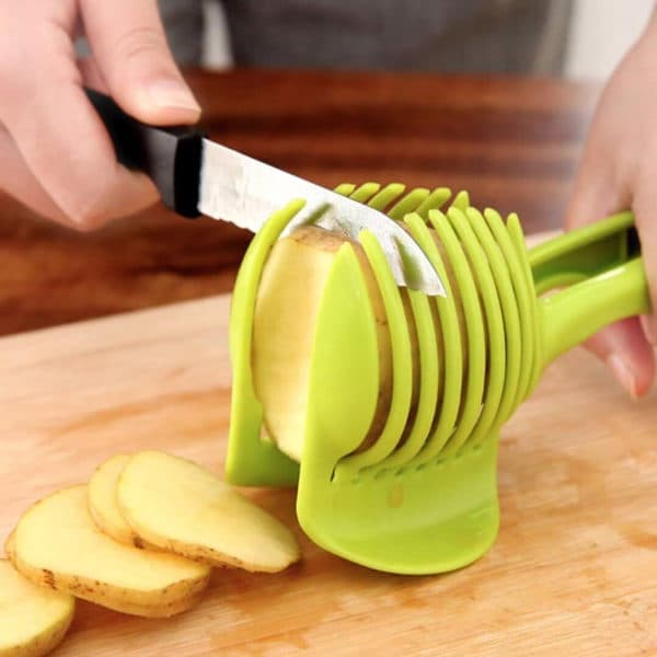 Tomato Vegetable Multifunctional Slicing Tool, Handheld Slicer Kitchen Utensil.
