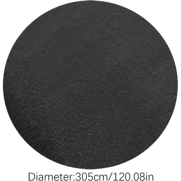 Poolbundmåtte i geotextil-polyester, rund måtte til fritstående pool, diameter 3,05 m