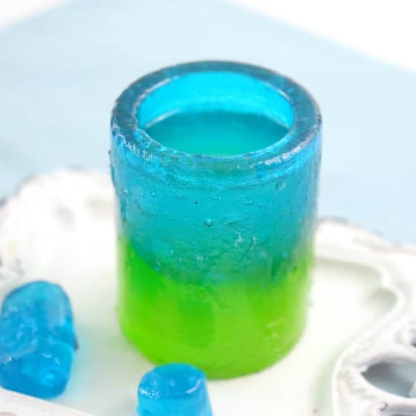 Stor isform til glas i silikone (4 glas i formen)