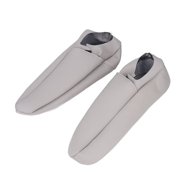 2-pack Leather Front Seat Armrest Covers, Waterproof, High Strength, Replacement for Tian Siena 2005-2010, Grey