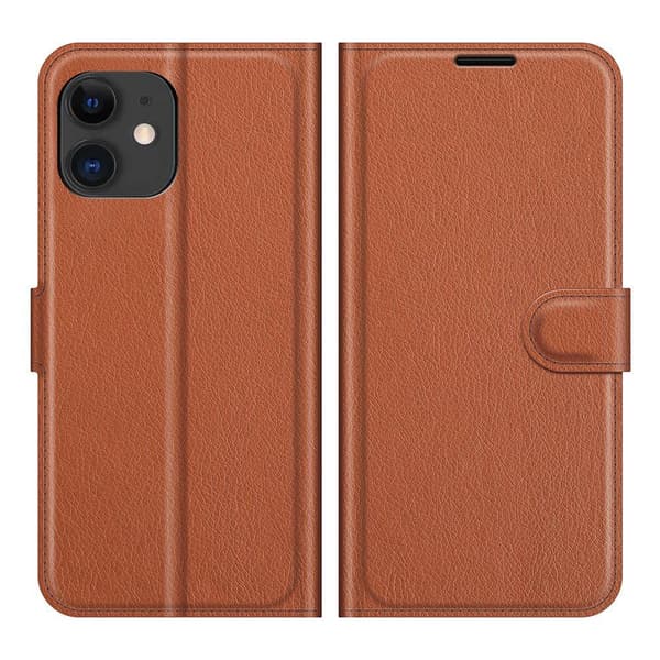 iPhone 12 - Stilig Praktisk NKOBEE Lommebokveske Blå Blå