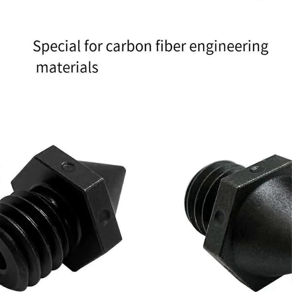 Master HRC65 MK8 3D-skriverdyser Herdet kromlegering for Ender3 3D-skriver (0,4 mm)