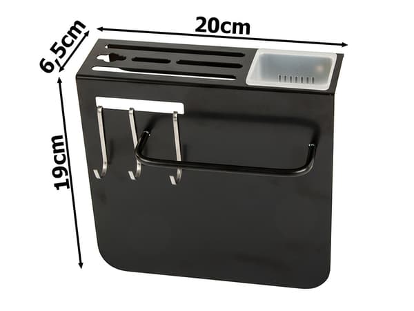 Wall-Mounted Utensil Holder - Kitchen Utensil Rack - 19x20 cm 416