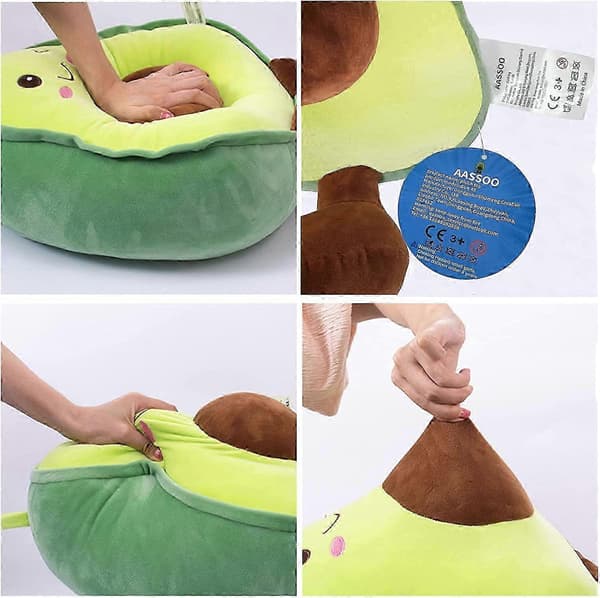 42 cm pehmeä avokado-pehmolelu, halityyny lapsille