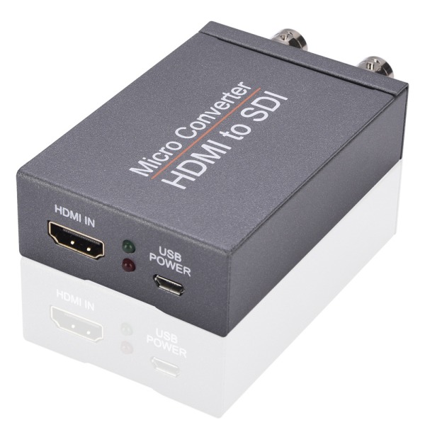 SDI til HDMI-konverter støtter 3G-SDI, HD-SDI, SD-SDI automatisk formatdeteksjon og stereo lydavkoder, SDI-loopout SDI+SDI