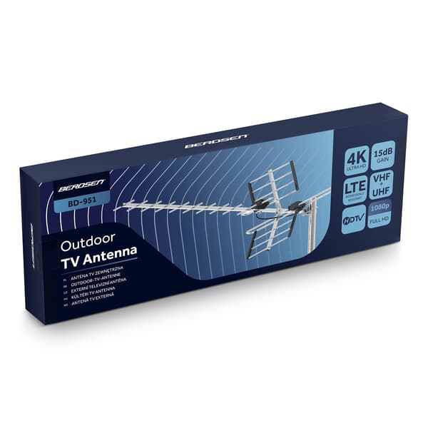 Retningsbestemt utendørs TV-antenne, Ultra HD 4K-mottak