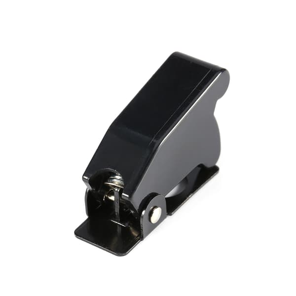 5 Pcs Black Safety Switch Flip Cover Protector For Car Toggle Switch