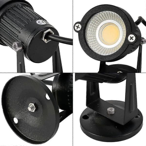 COB LED 5W 220V spotlight justerbare hagelamper, 4000K, varmhvit