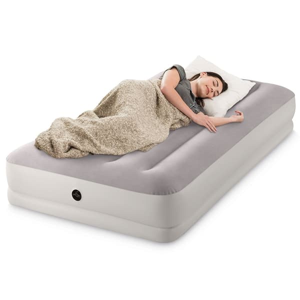 Oppustelig enkeltmadras med USB-pumpe, 191x99x30 cm
