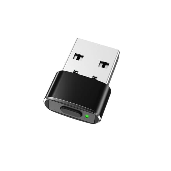 Mus Jiggler Uopdagelig Automatisk Rører USB-Port Ryster Sølv Sølv Silver