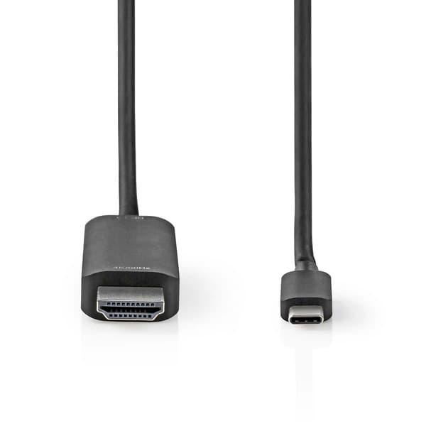 USB-C™ Adapter til HDMI™ | USB 3.2 Gen 1 | 4K@60Hz | 2,00 m | Sort Svart