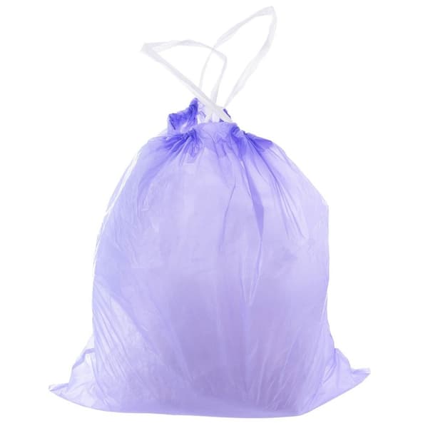 Lavendeldoftande 60L soppåsar med dragsnöre, 10-pack