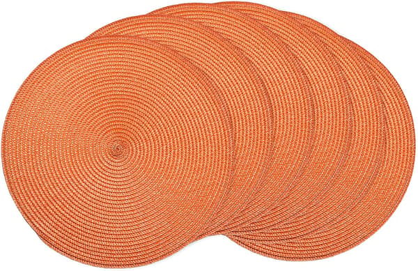 Runda flätade bordstabletter 38 cm runda mattor