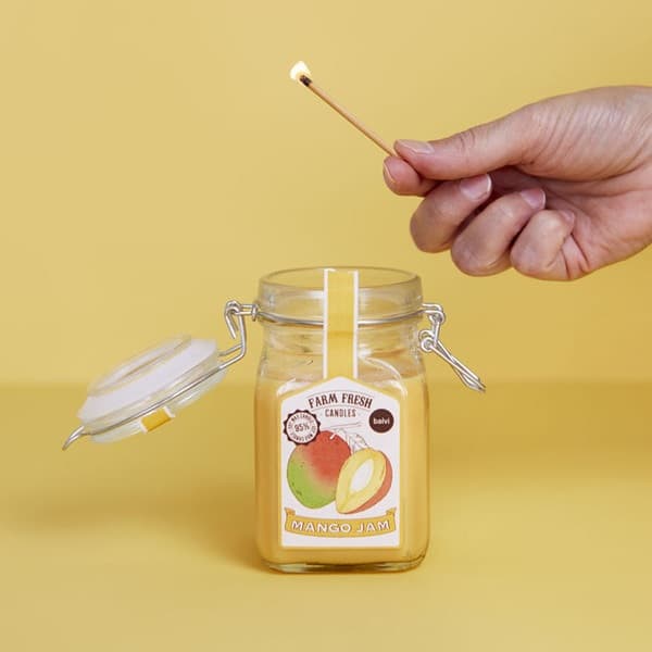 Balvi Duftlys Farm Fresh Krukke Mango 0.5