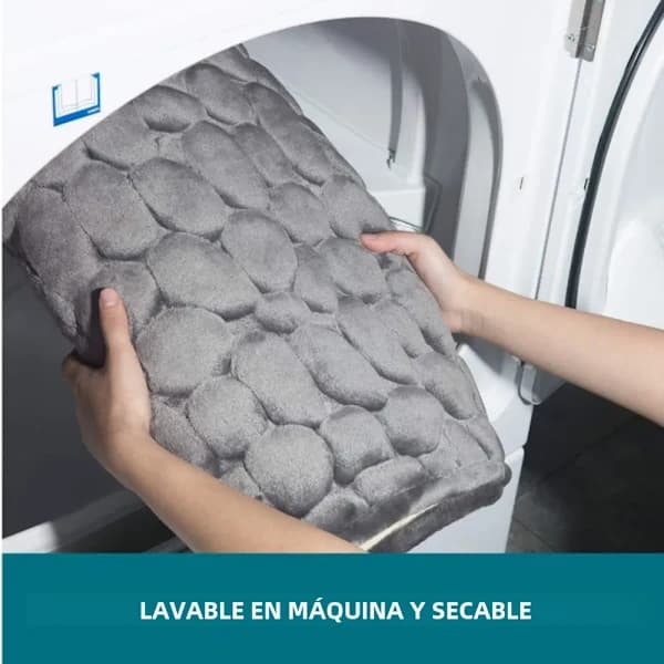 Baderomsmatte med steinrelieff, sklisikker matte, absorberende pute, vaskbar badekarmatte, dusjmatte, baderomsdekorasjon kamel nr kamel Nei camel No,