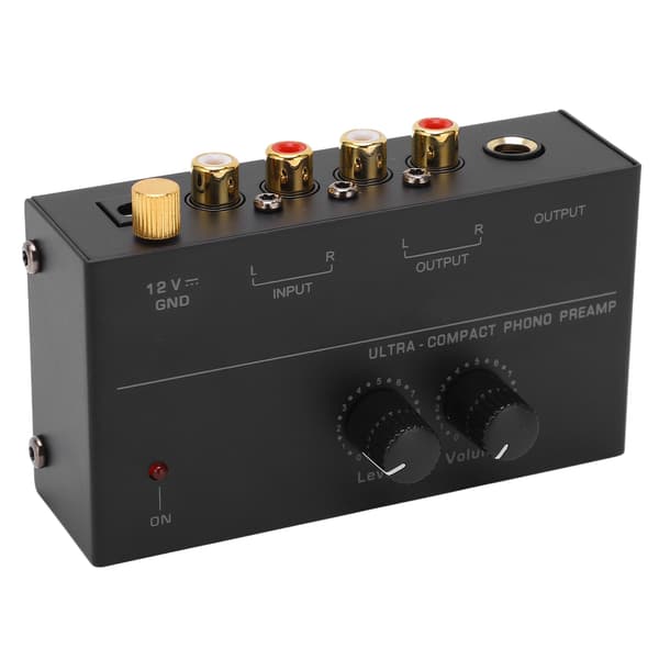 Phono-forforsterker Kompakt platespiller-forforsterker 100-240VAC