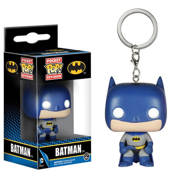 Cartoon Marvel Batman Snowman Keychain