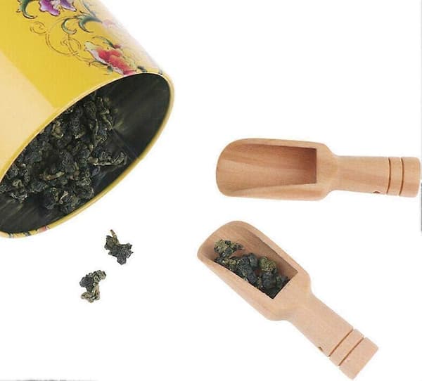 Mini træskeer til salt, sukker, kaffe, badesalt, krydderier, mel og madlavning