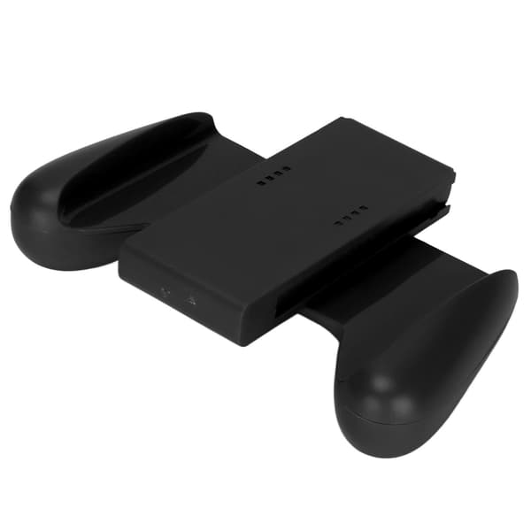 Ergonomisk svart Joycon-kontrollerhåndtak