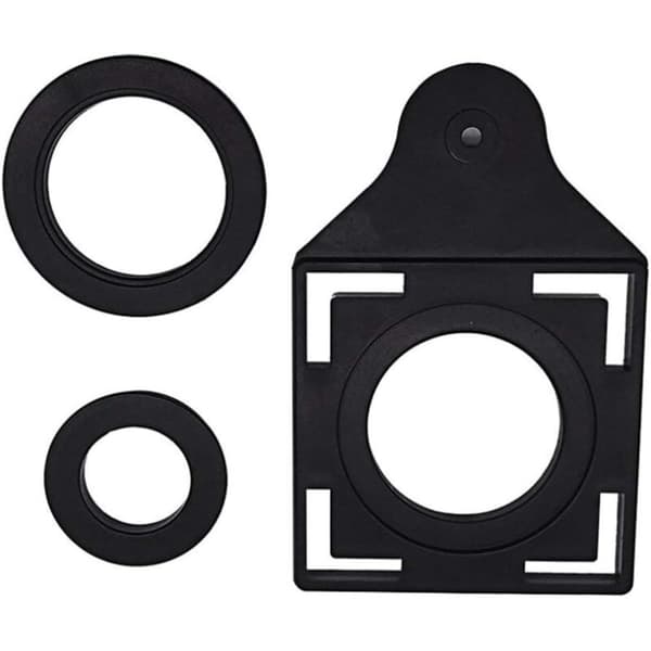 Multi-angle Measuring Ruler with Positioning Holes, 6-Sided Aluminum Alloy Folding Ruler, Template Measuring Tool, Black
