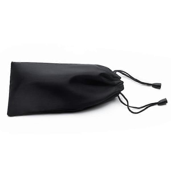 10 Stykker Mikrofiberpose Etui Taske Mikrofiber Briller Solbriller Etui Kvalitet Blød Solbrillepose (Sort)