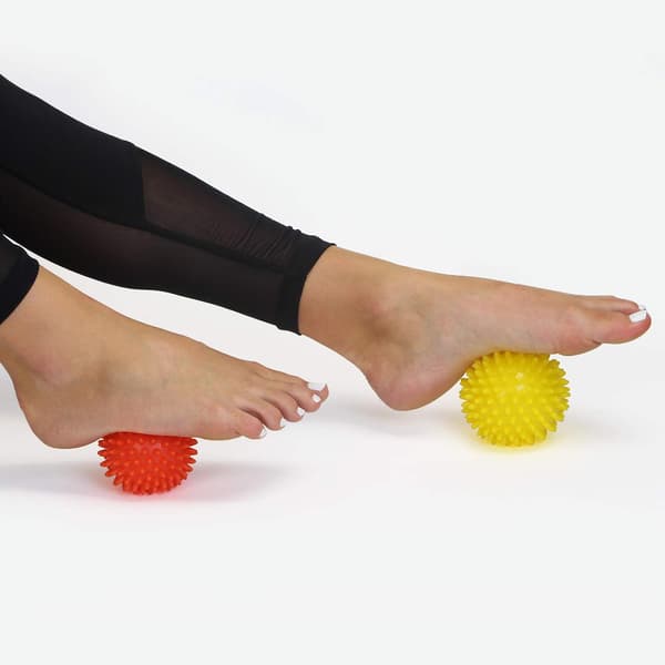Massagebolde med forskellige størrelser Sæt med 5 piggede massagebolde