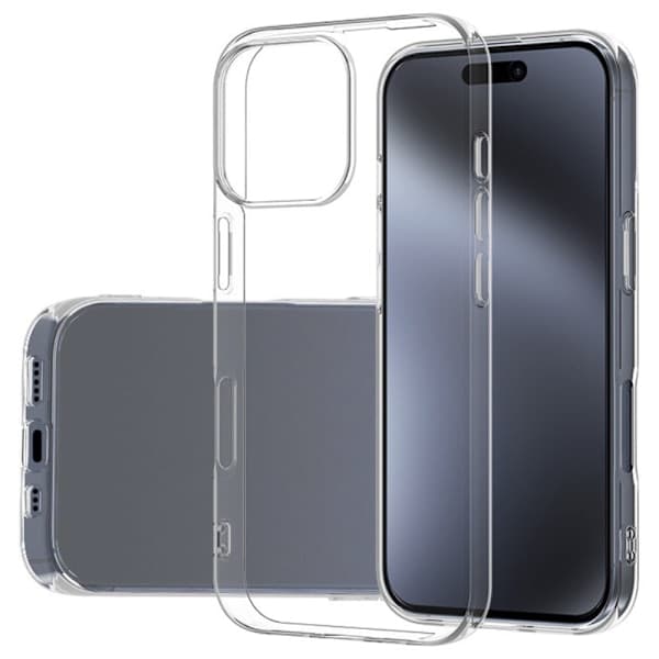 iPhone 16 Pro Max Cover TPU Gennemsigtig