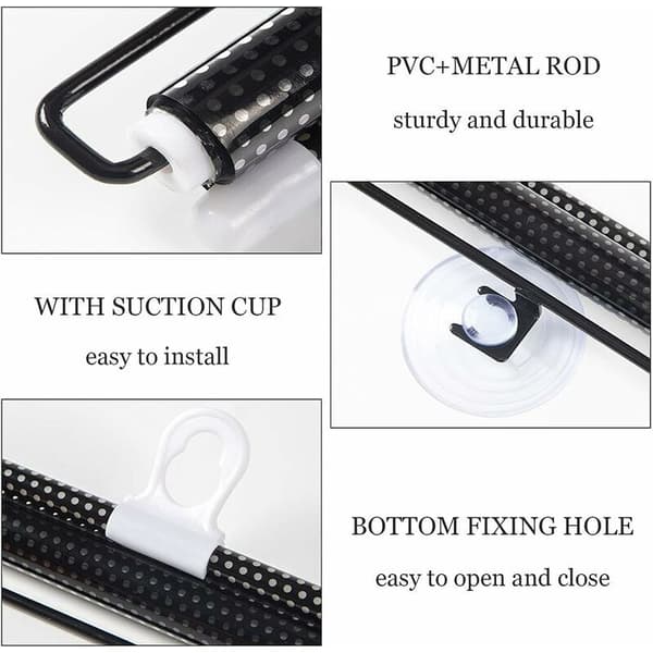 Blackout roller blinds without drilling, retractable sun protection blinds with suction cup, blackout blinds, for car/office windows, 50x