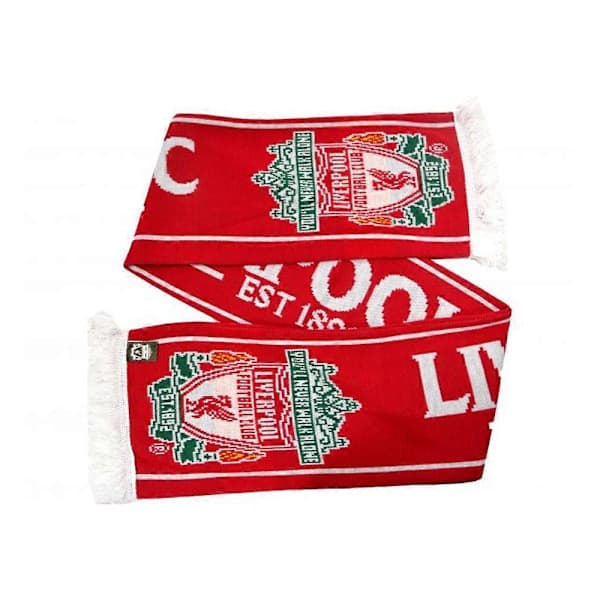 FC Etablerad 1892 Jacquardstickad Halsduk (FMY) Röd/Vit One Size
