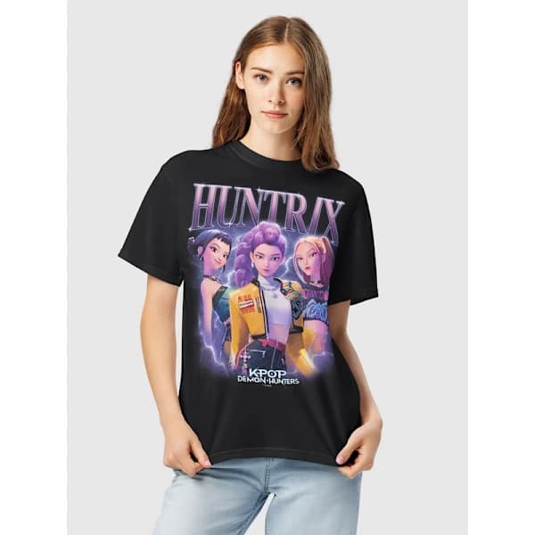 K-Pop Demon Hunters T-shirt – Egnet til voksne, 100% bomuld M