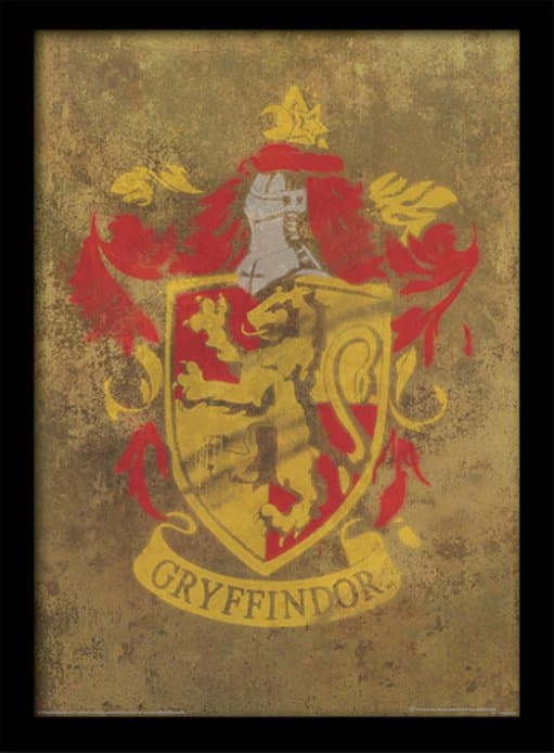Harry Potter Billede Gryffindor Våbenskjold 40 x 30