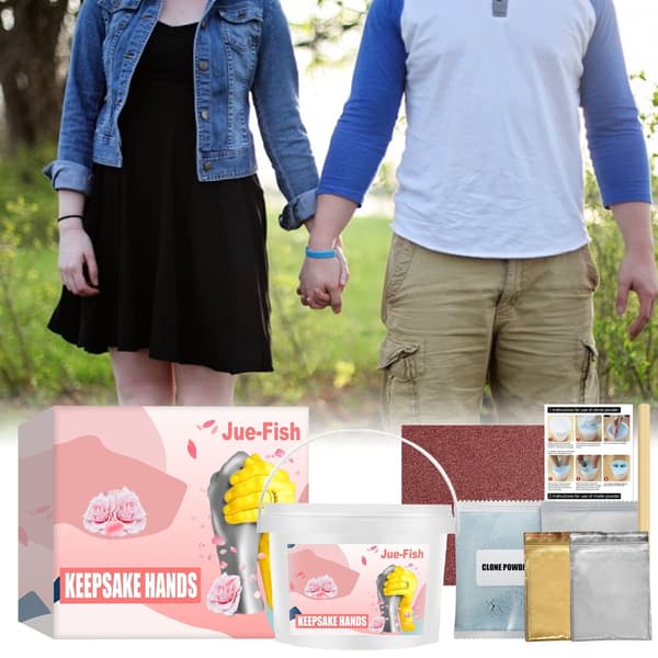 Souvenir Hand Cast Kit DIY Gips Hand Staty