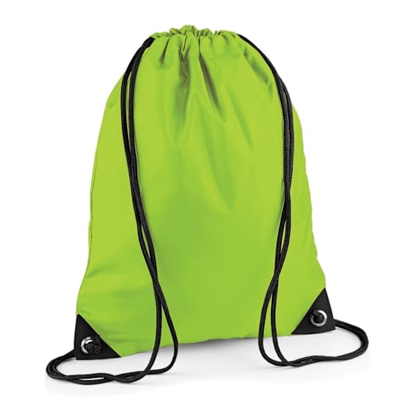 Bagbase Premium Snørepose En Størrelse Limegrøn Limegrøn En Størrelse Lime Green Lime Green
