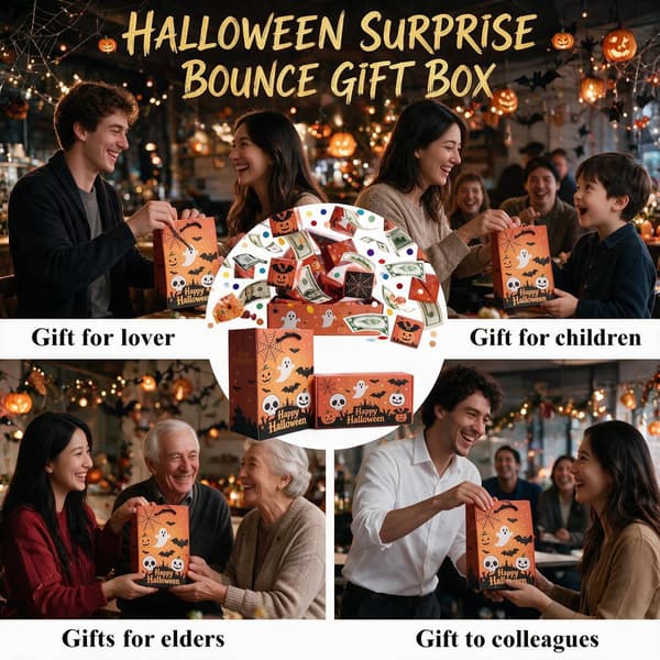 Halloween 12-delt eksplosjonsgaveeske pop-up-boks 12PCS