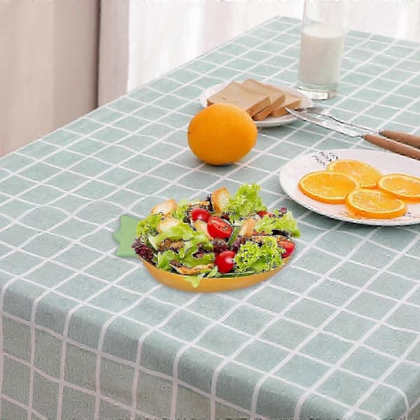 Fruit Plate Ceramic Dessert Tray for Kitchen Use Orange Carrot Shaped Plate[DB]