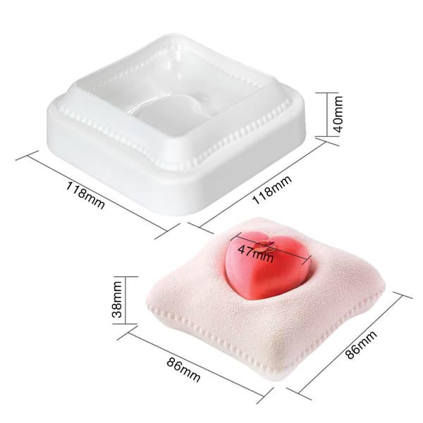Silikonform for å lage DIY-såpe, lys og jakke