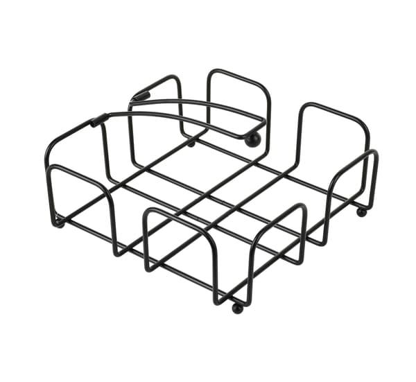 Servietholder i metal MODERN KITCHEN 19x19x7 cm sort 1 stk