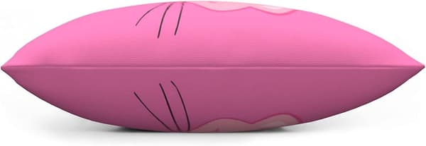 Rosa Pantern mjukt kuddfodral 45 x 45 cm kvadratiskt polyester bomull soffa sovrum