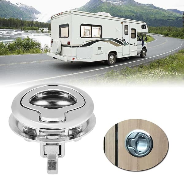 Båtlukelås universell sinklegering 1,8\" Marint draglås for båt og bobil