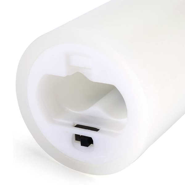 Flimrende LED flammeløse lys - Batteridrevne med timer, 4\"-7\" Frosted-FX-