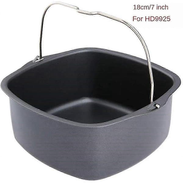 7-tommer bageform til HD9925/HD9860/HD9905/01 Airfryer, kageform, non-stick bagepladetilbehør
